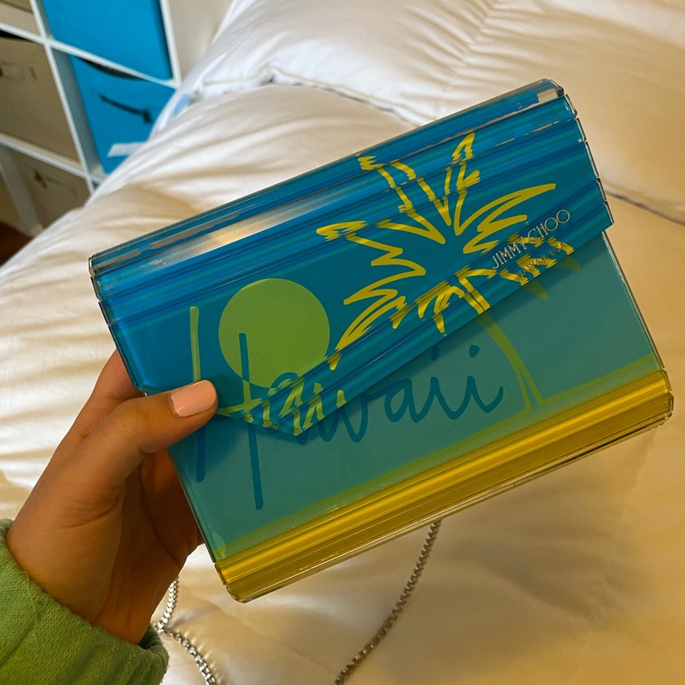 Jimmy Choo Limited Edition Hawaii Clutch&Crossbody